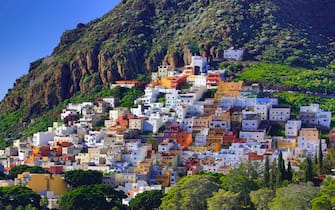 Spain, Europe, Canary Islands, San Andres, Tenerife Island, Tenerife, Teneriffa, blue, colourful, colours, touristic, travel, vi