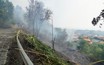 Incendi a Fuscaldo, in provincia di Cosenza