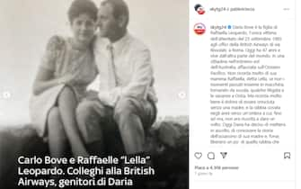 Raffaella Leopardo con il marito