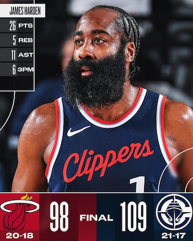 L.A. CLIPPERS-MIAMI HEAT 109-98