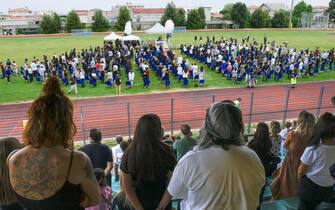 Il funerale di Michele Merlo