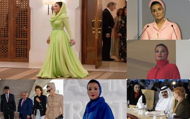 Tutti gli outfit di Sheikha Moza Bint Nasser