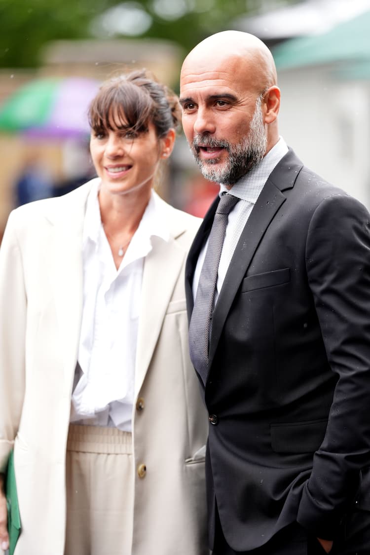 Pep Guardiola e Cristina Serra