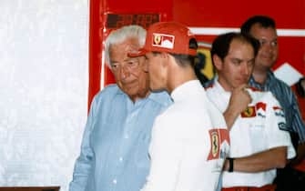 Giovanni Agnelli e Michael Schumacher