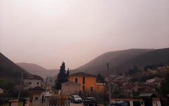 Pulviscolo sahariano sui cieli d'Abruzzo