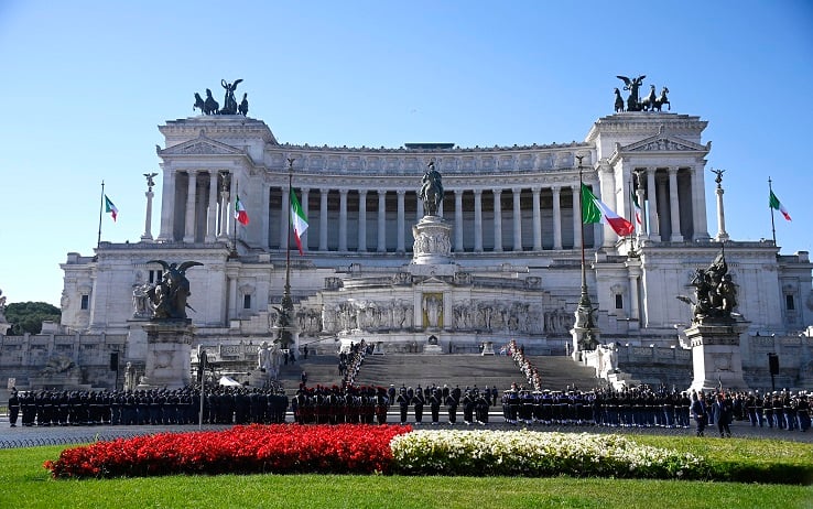 the Fatherland during the celebrations of Republic Day, in Rome, Italy, 02 June 2022. The anniversary marks the proclamation of the Italian Republic in 1946. 
ANSA/RICCARDO ANTIMIANI