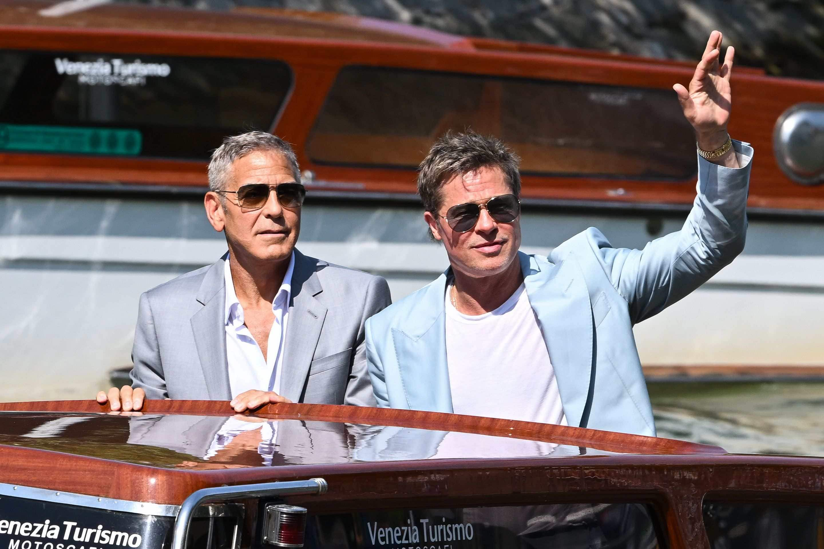 George Clooney e Brad Pitt