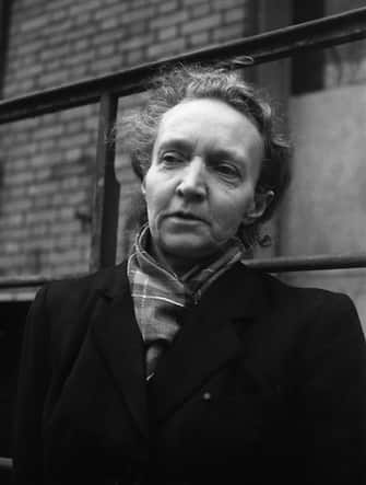 Irene Joliot-Curie, the daughter of Marie Curie, ca. 1950. She won the Nobel Prize in 1937 for the discovery of artificial radio activity. (Photo by Hulton-Deutsch/Hulton-Deutsch Collection/Corbis via Getty Images)