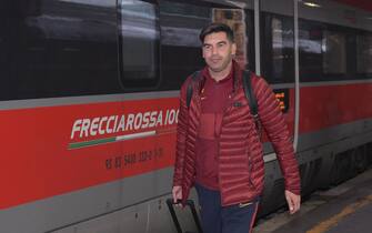 AS Roma, la squadra in viaggio per Firenze