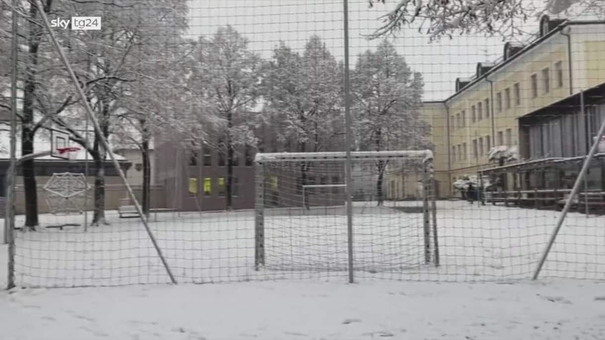 Neve a Bolzano e a Vipiteno in Trentino Alto Adige