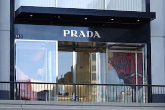 Prada storefront in Bellevue, WA, USA; September 2021
