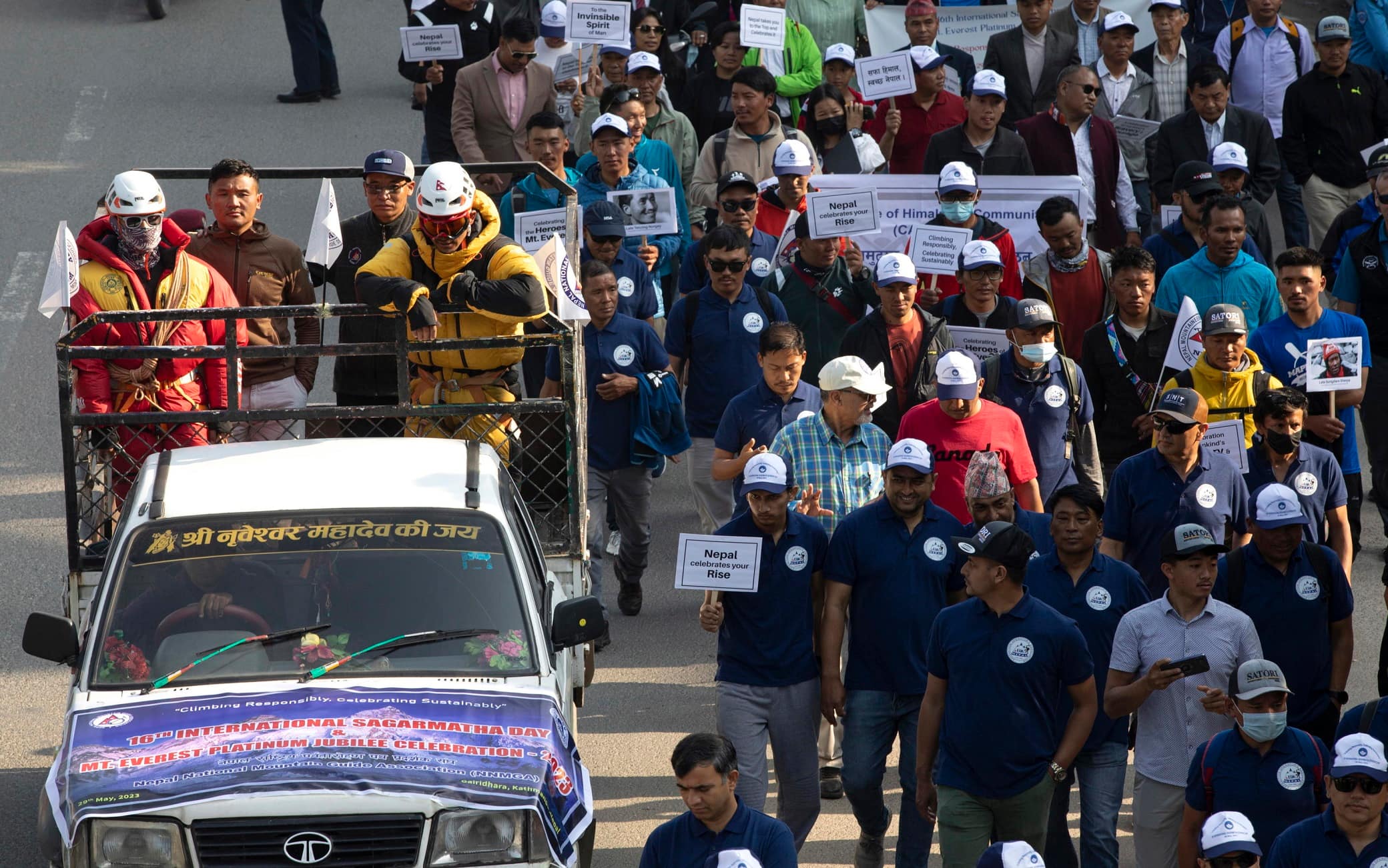 Le celebrazioni dell'Everest Day in Nepal