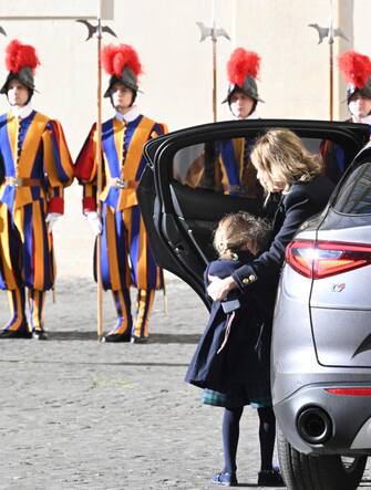 La figlia di Giorgia Meloni in Vaticano