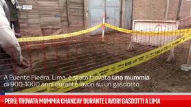 Perù, trovata mummia Chancay durante lavori gasdotti a Lima