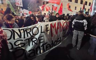 la manifestazione a roma