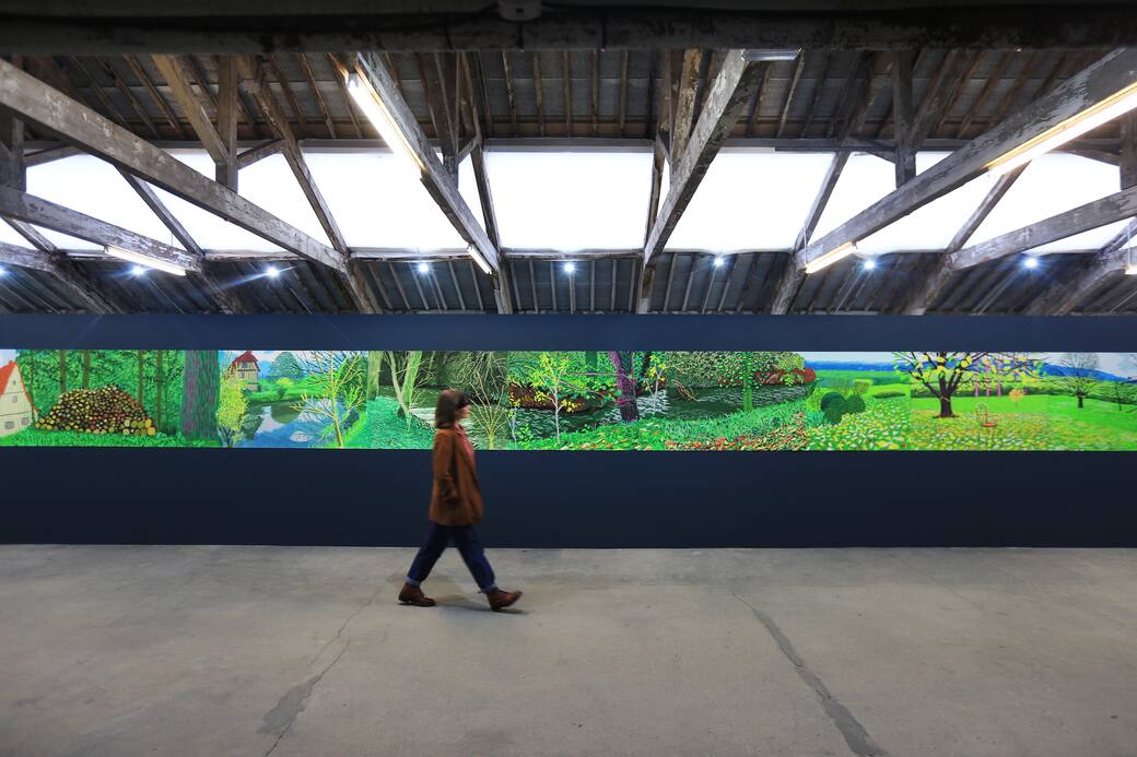 David_Hockney_s_A_Year_in_Normandie_installed_in_the_roofspace_of_Salts_Mill_Saltaire._Photo_Lorne_Campbell.jpeg