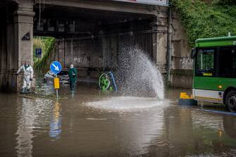 Maltempo Milano Seveso