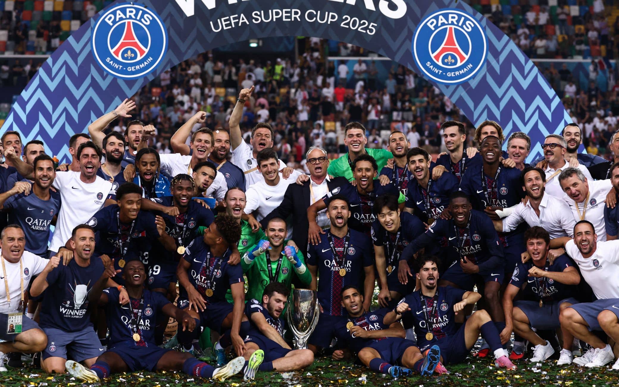 E' (ancora) festa Psg