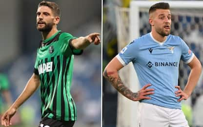 Berardi e Milinkovic in calo: i più svalutati in A