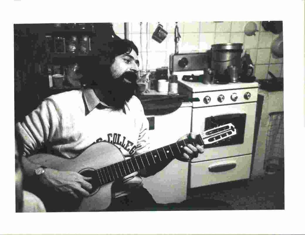 Foto archivio di Francesco Guccini