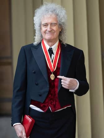 Investitures at Buckingham Palace.







Sir Brian May, CBE Guitarist with the Queen.



14th March 2022

Buckingham Palace

London, Credit:David Rose / Avalon