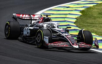 50 BEARMAN Ollie (gbr), Haas F1 Team VF-24 Ferrari, action during the Formula 1 Grande Premio de Sao Paulo 2024, 21th round of the 2024 Formula One World Championship from November 1 to 3, 2024 on the Interlagos Circuit, in Sao Paulo, Brazil