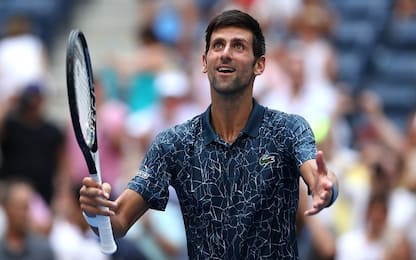 US Open, che caldo! Vince Djoko, avanza Fognini