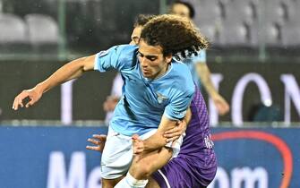 Lazio's midfielder Mattéo Guendouzi (front) in action against Fiorentina's midfielder Giacomo Bonaventura during the Serie A soccer match ACF Fiorentina vs SS Lazio at Artemio Franchi Stadium in Florence, Italy, 26 February 2024
ANSA/CLAUDIO GIOVANNINI