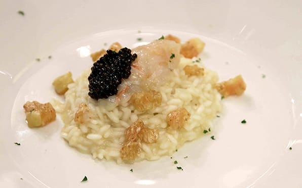 Risotto dolce e sapido