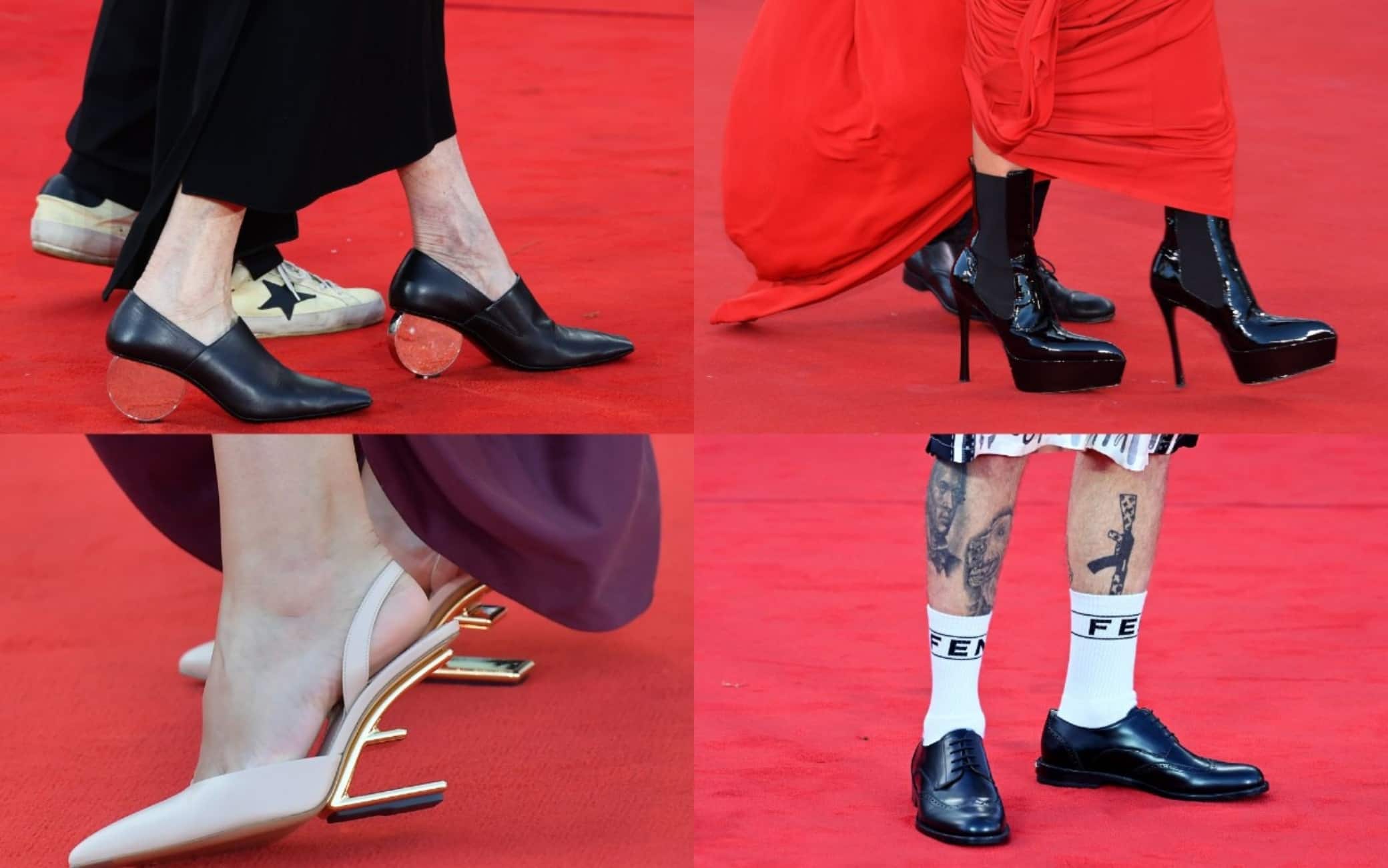 scarpe sul red carpet