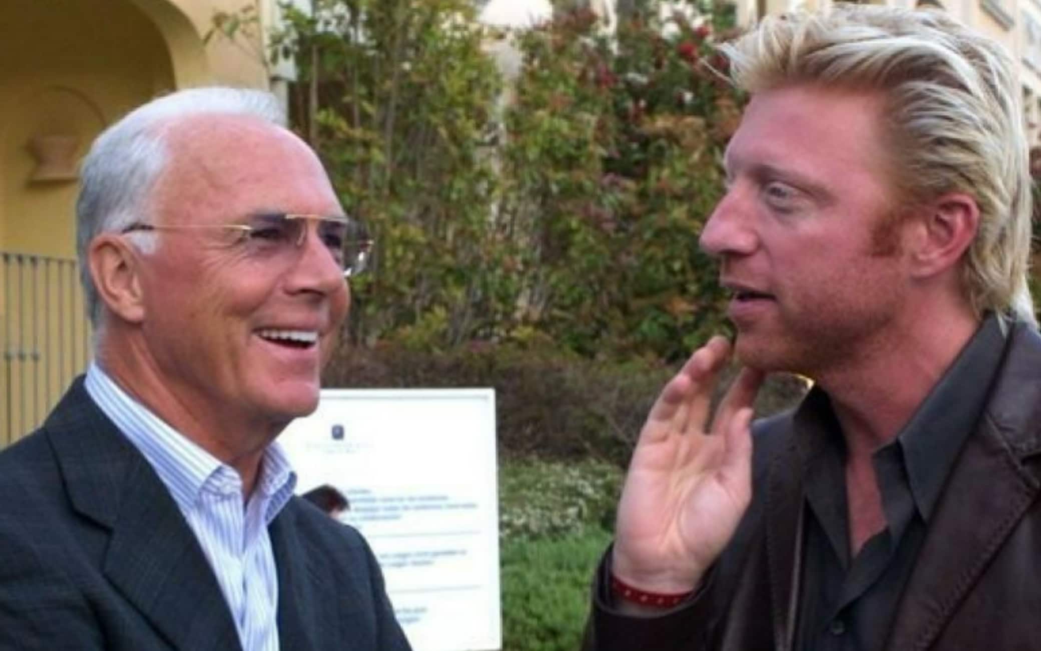 Beckenbauer e Becker su Instagram