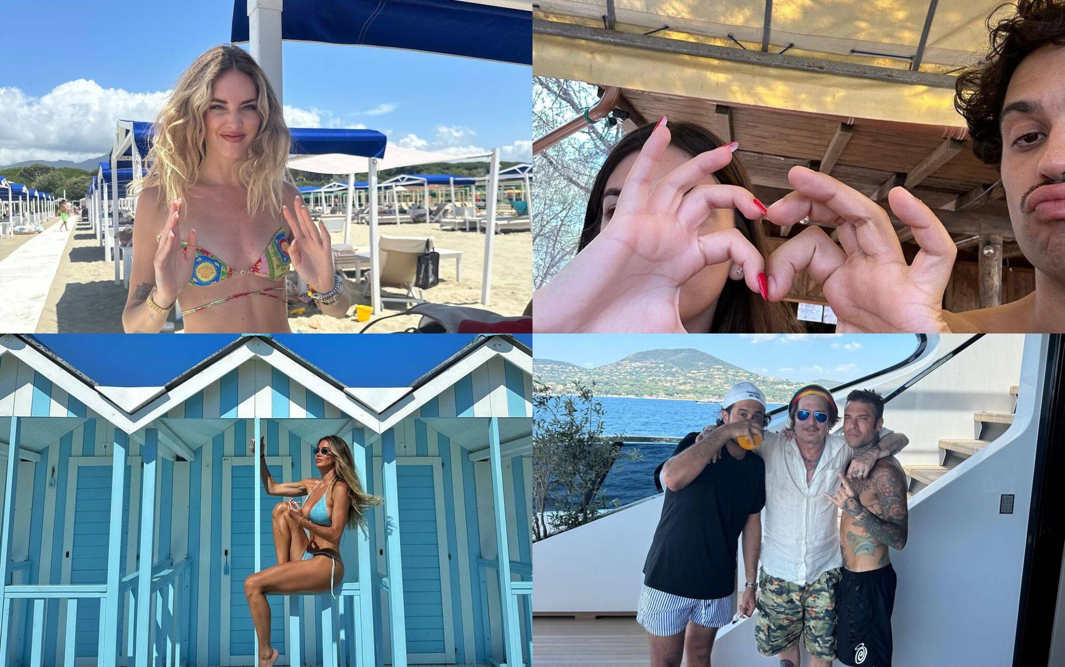 Le vacanze dei vip italiani, da Diletta Leotta a Forte dei Marmi a Fedez a  Saint-Tropez | Sky Tg24