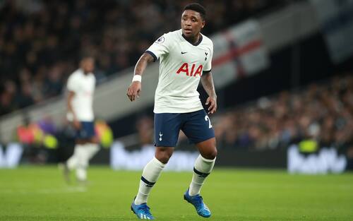 Tottenham Hotspur's Steven Bergwijn during the Premier League match at Tottenham Hotspur Stadium, London.