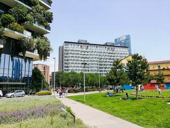 Italy, Milan, Isola area, Quartiere Isola. (Photo by: Giovanni Mereghetti/UCG/Universal Images Group via Getty Images)