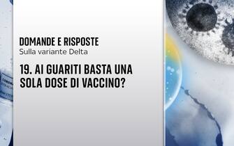 Per chi è guarito dal Covid, è sufficiente una dose di vaccino