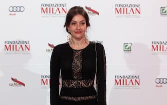 Eleonora Berlusconi posa per una foto in occasione dell'Annual Charity Dinner, durante il quale Fondazione Milan presenterà i progetti realizzati in questa stagione, presso la Permanente di Milano, 10 marzo 2015.
ANSA/MATTEO BAZZI