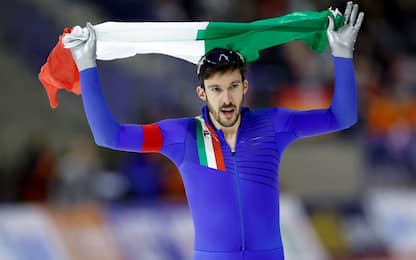 Mondiali pattinaggio di velocità su ghiaccio, Ghiotto è oro nei 10mila