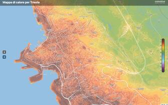 trieste mappa calore