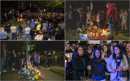 Fiaccolata per Manuel Mastrapasqua a Rozzano