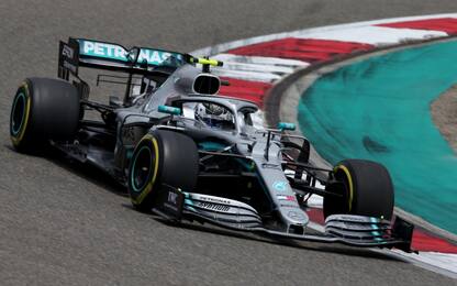 Formula 1: pole di Bottas in Cina, terza la Ferrari di Vettel