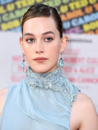 HOLLYWOOD, CALIFORNIA - JULY 22: Victoria Pedretti arrives at the Sony Pictures' "Once Upon A Time...In Hollywood" Los Angeles Premiere on July 22, 2019 in Hollywood, California. (Photo by Steve Granitz/WireImage)