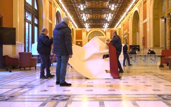 Lavori in corso seggi elezione presidente della Repubblica