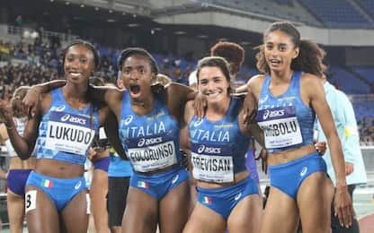 Mondiali staffette, bronzo per la 4X400 donne