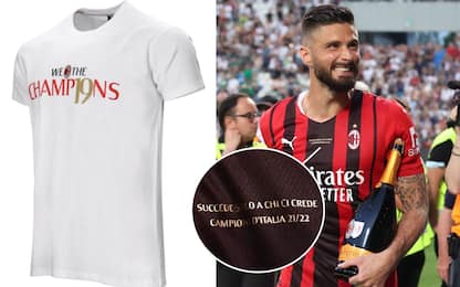 Milan, la maglia celebrativa. E quella scritta…