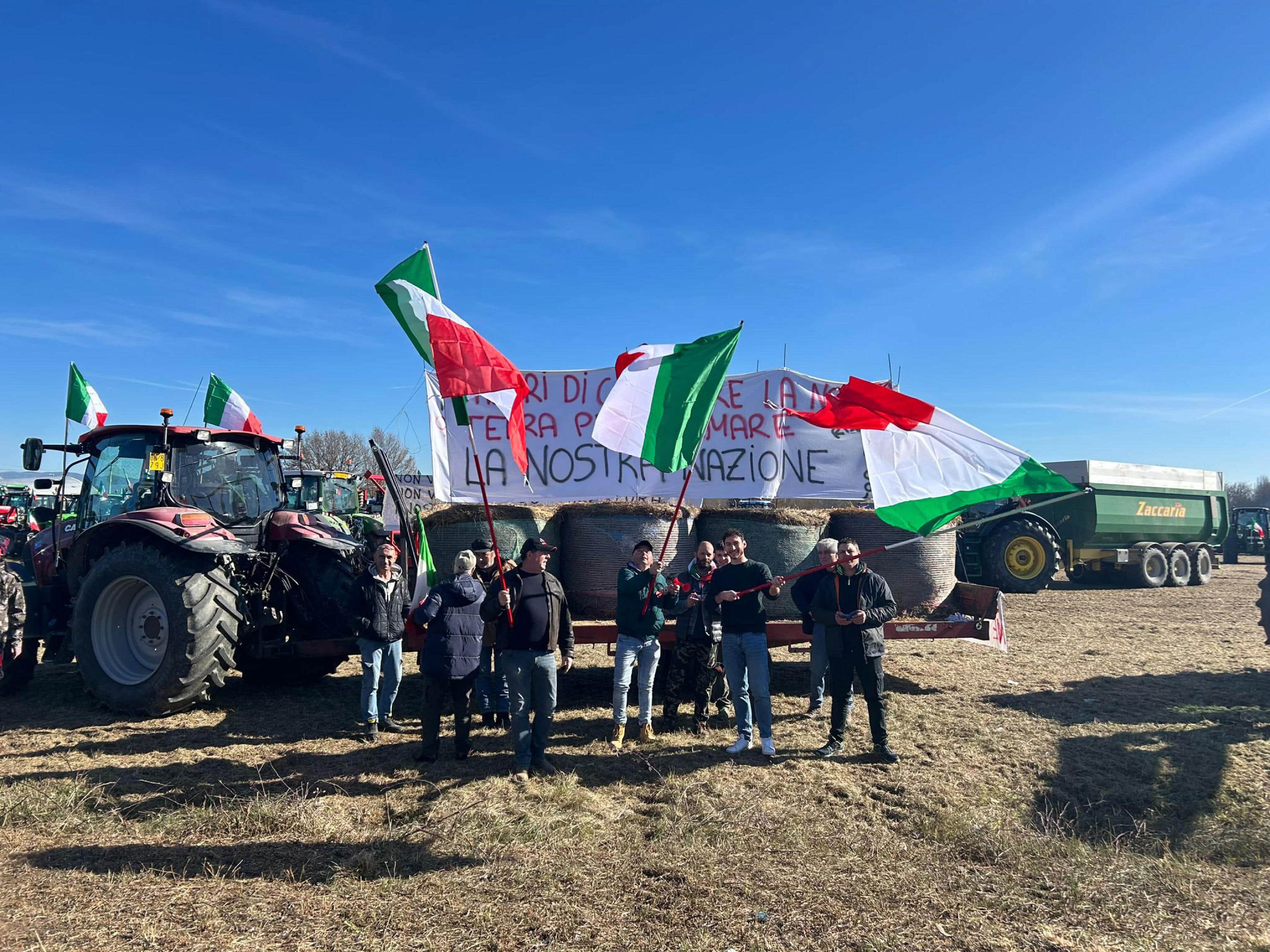 Proteste degli agricoltori in Valdichiana