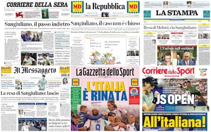 Le prime pagine dei quotidiani di oggi 7 settembre: la rassegna stampa