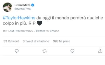 I messaggi per Taylor Hawkins