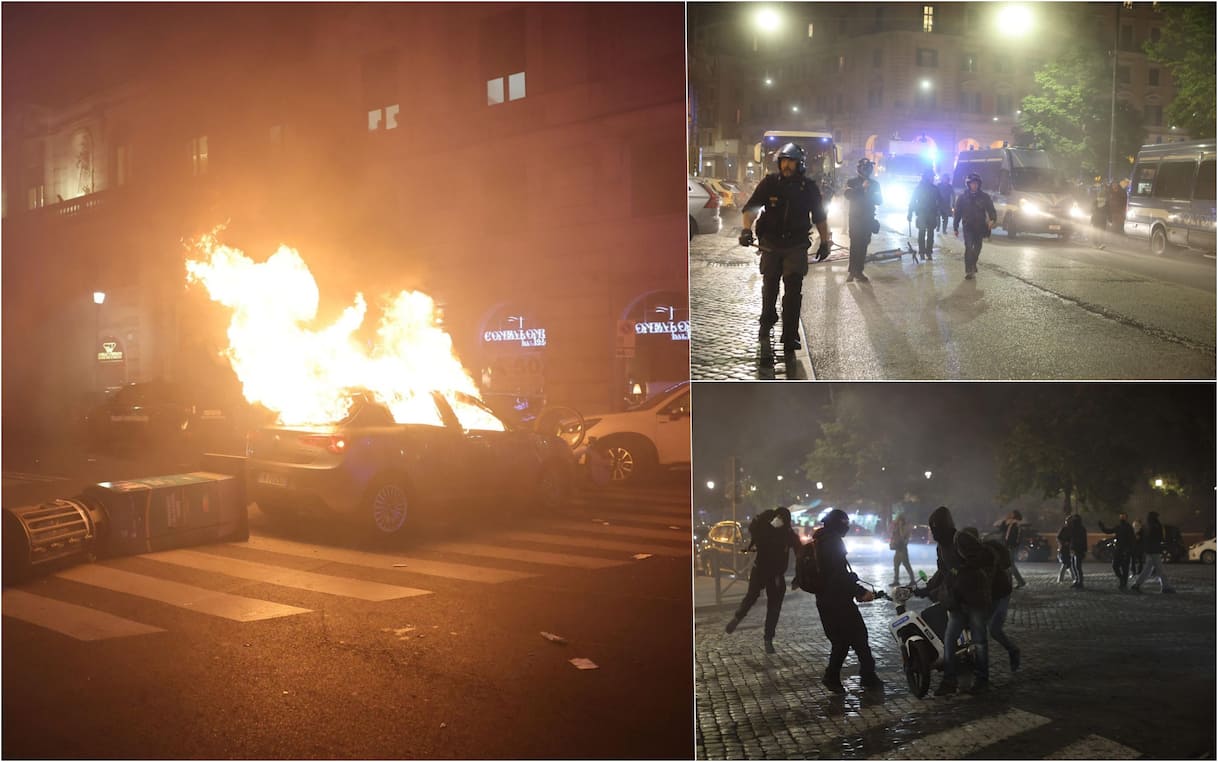 Roma, centinaia di migliaia in piazza per Gaza. Tensioni con polizia a fine corteo