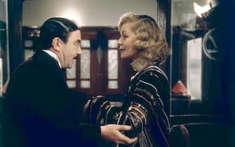 Albert Finney and Lauren Bacall