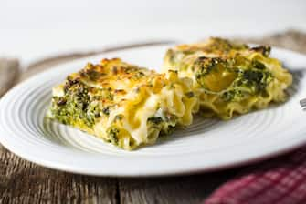 Cheese filled rolled lasagna noodles